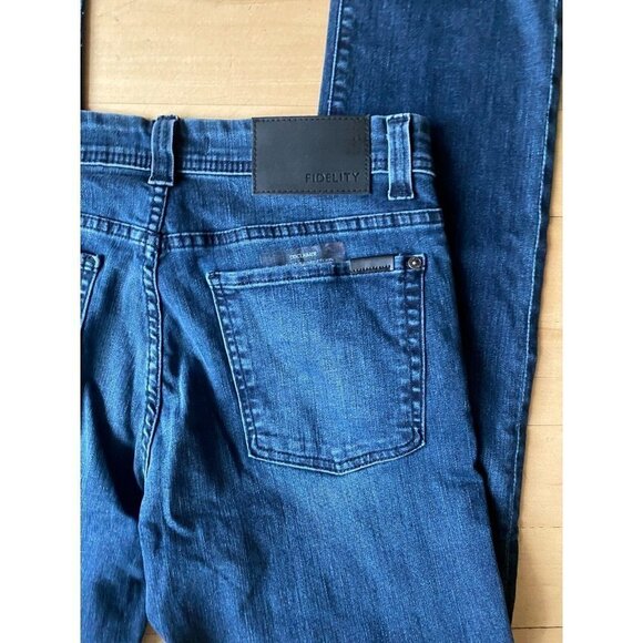 Fidelity Denim "jimmy" Slim straight jeans blue men's sz 30 in harvest - Picture 7 of 9